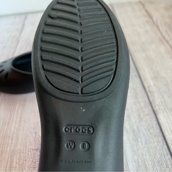 CROCS Black Ballet Flats 8 - Picture 4 of 4